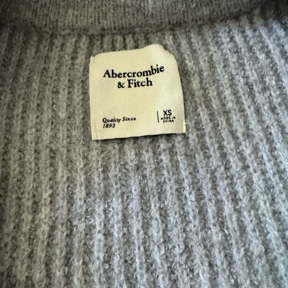 Abercrombie & Fitch Blue Gray Cardigan Sweater Size XS - Picture 2 of 5